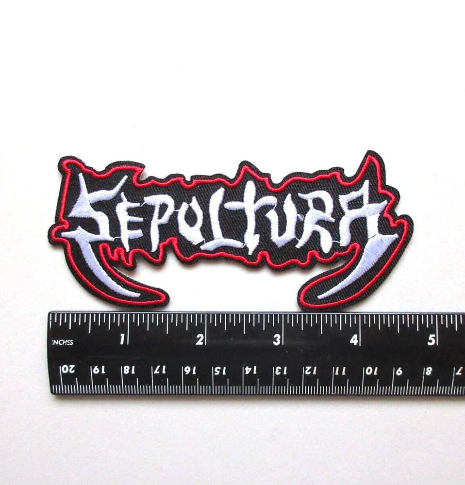 🔥SEPULTURA HEAVY METAL BAND MUSIC BATTLE VEST JACKET EMBROIDERED IRON ON PATCH