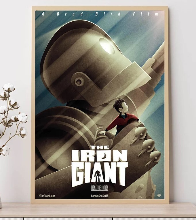 The Iron Giant--Movie Poster, Art Prints, Home Decor,Wall Art