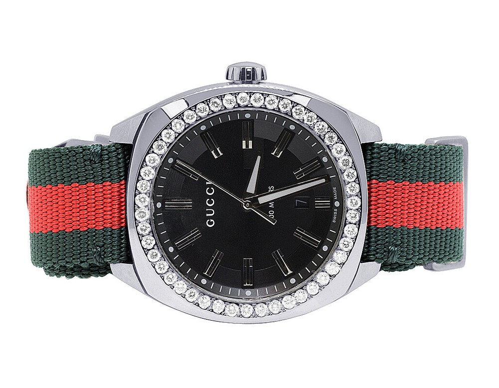 Gucci Watch GG2570 Black Dialogue Ya142503 Men