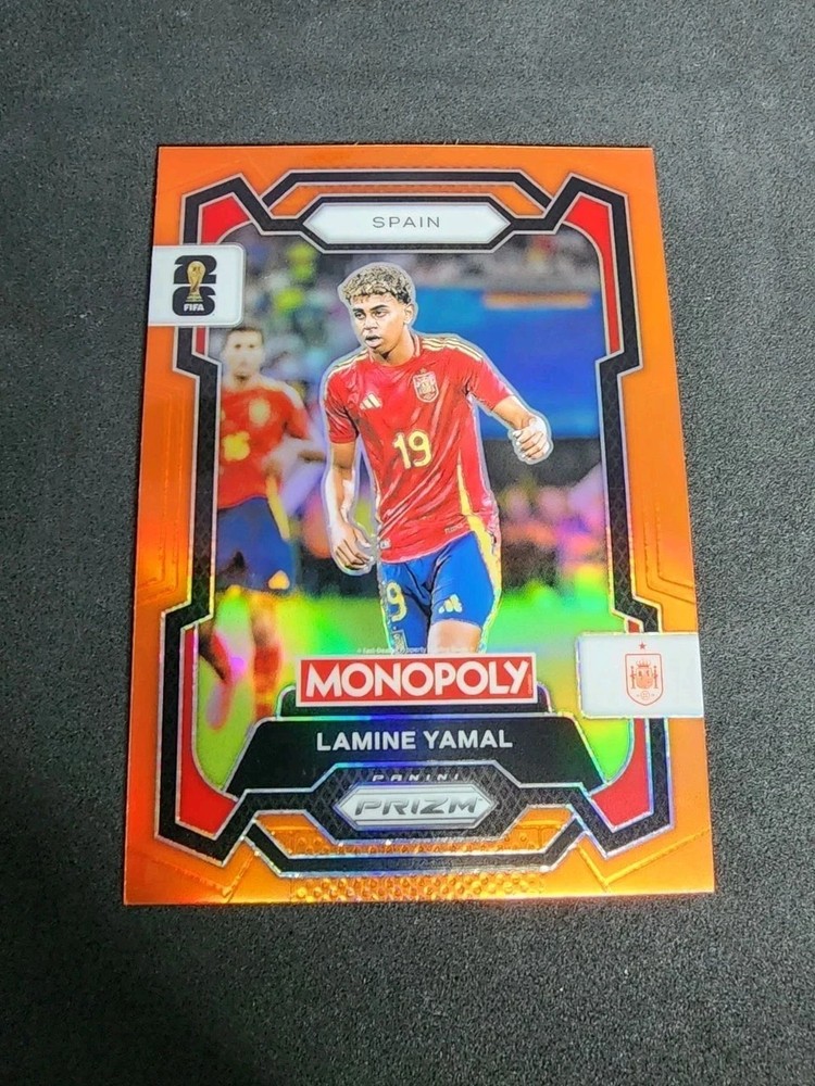 2026 Panini World Cup Monopoly Prizm Lamine Yamal#d /140 ORANGE spain SP