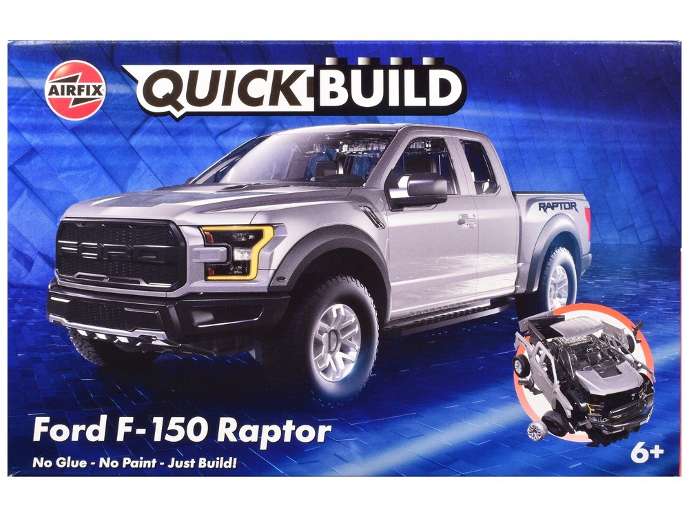 AirFix Ford F-150 Raptor Quick Build Snap Together Plastic Model Kit Skill 1