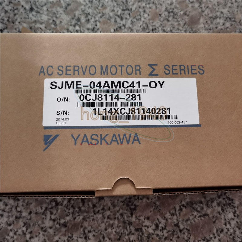 ONE NEW YASKAWA SERVO MOTOR SJME-02AMC41-OY