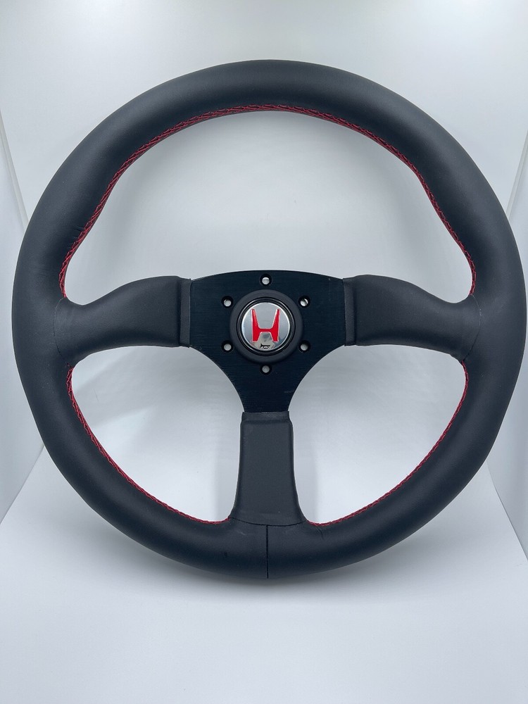 NSX-R Horn kit with 350mm momo Style steering wheel fits all Acura Honda JDM