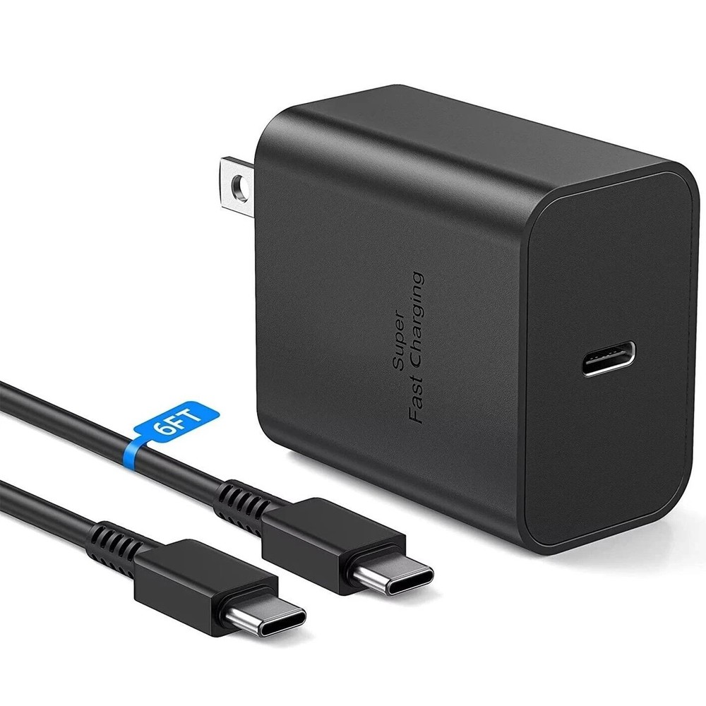 45W USB-C Charger & 6FT Cable for Samsung Galaxy S22 S23/S21/S20/Note 20