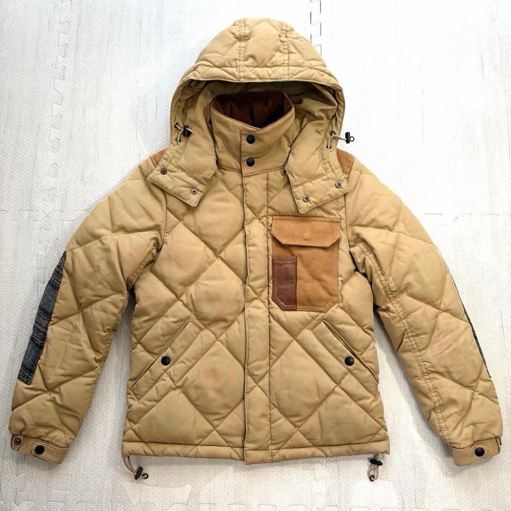 Junya Watanabe Man Diamond Quilt Down Hood, Removable, Men's, Size 〇cm