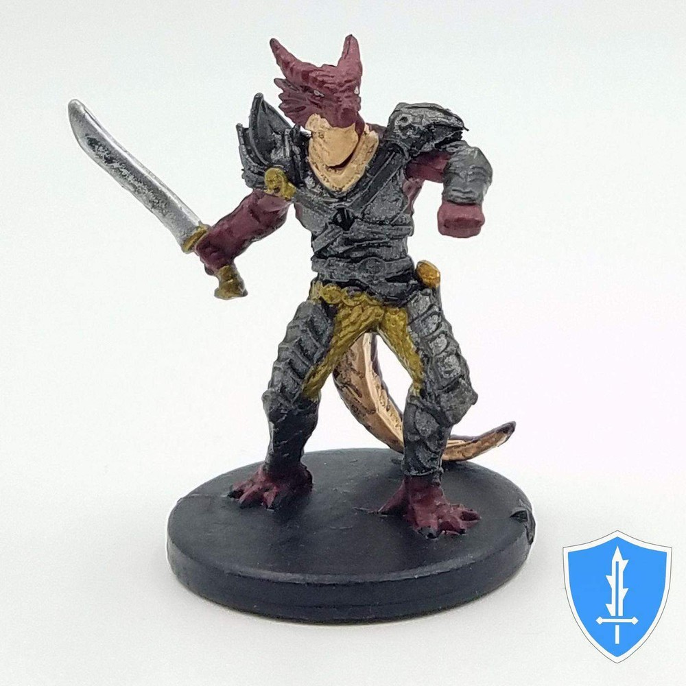 Half Red Dragon Fighter - Tyranny of Dragons #36 D&D Dragonborn Miniature