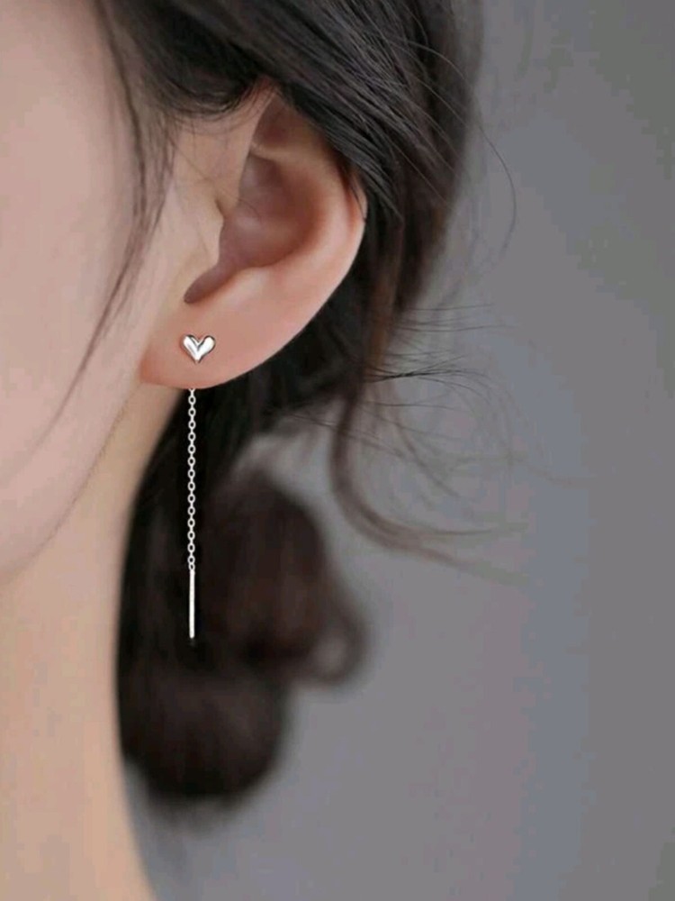 Threader Earrings Sterling Silver Birthday Gifts for Women Set