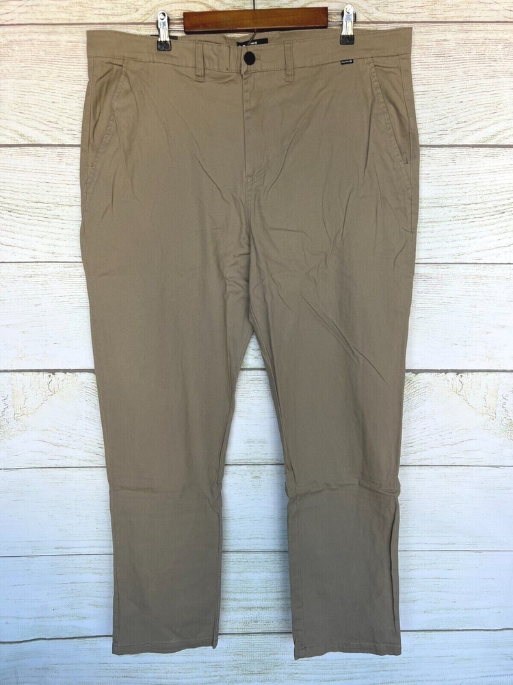 Hurley Mens Stretch Slim Worker Pants 38X32 40.5 Waist Icon Style
