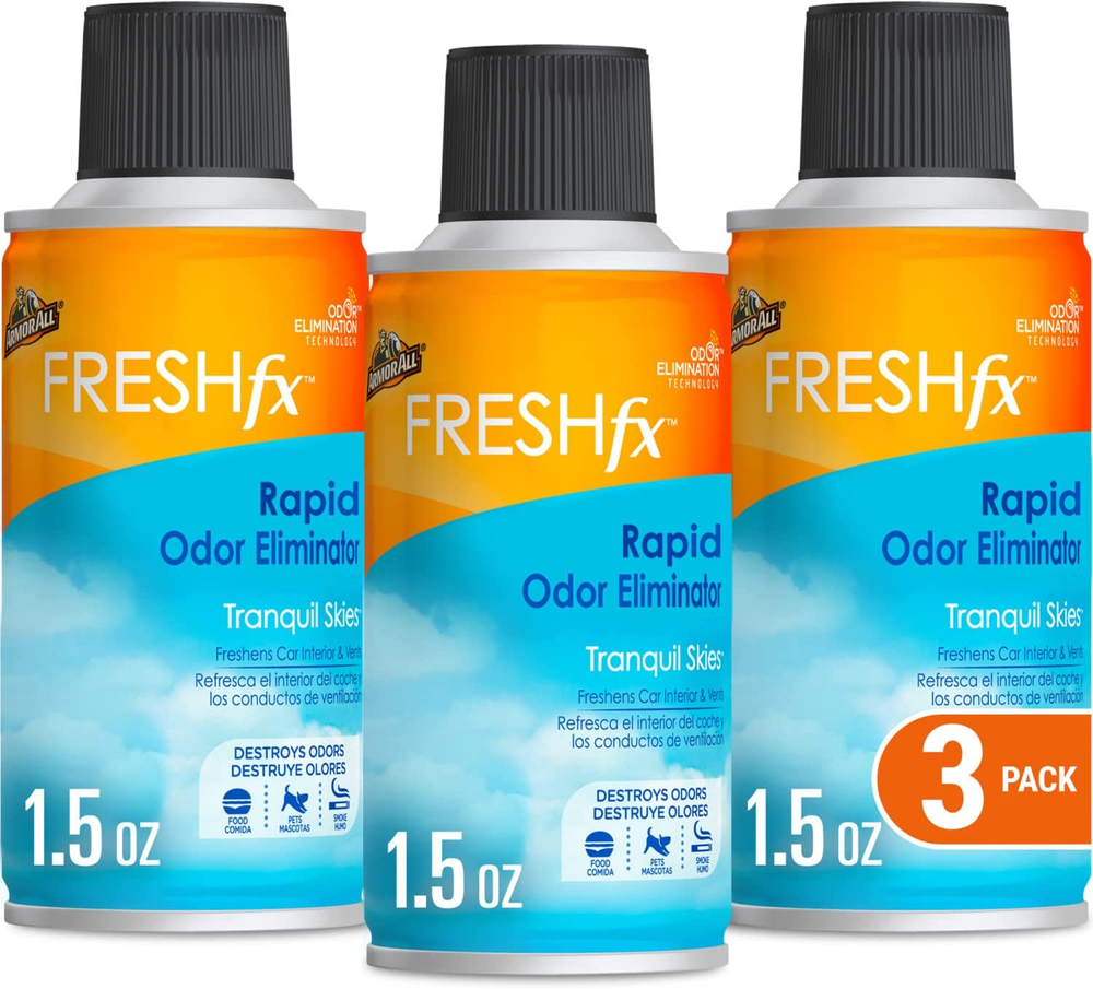 Car Air Freshener and Purifier, Car Odor Eliminator, 1.5 Ounce (Pack of 3)