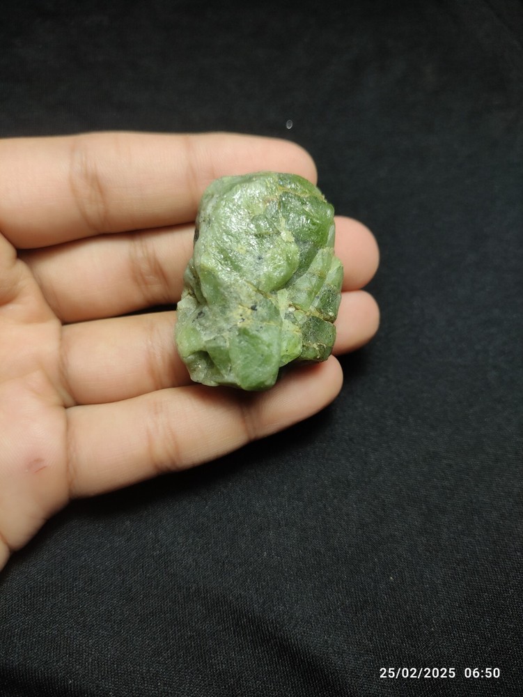 Huge Natural Peridot Chunk 306.5 Ct Collectible Gemstone