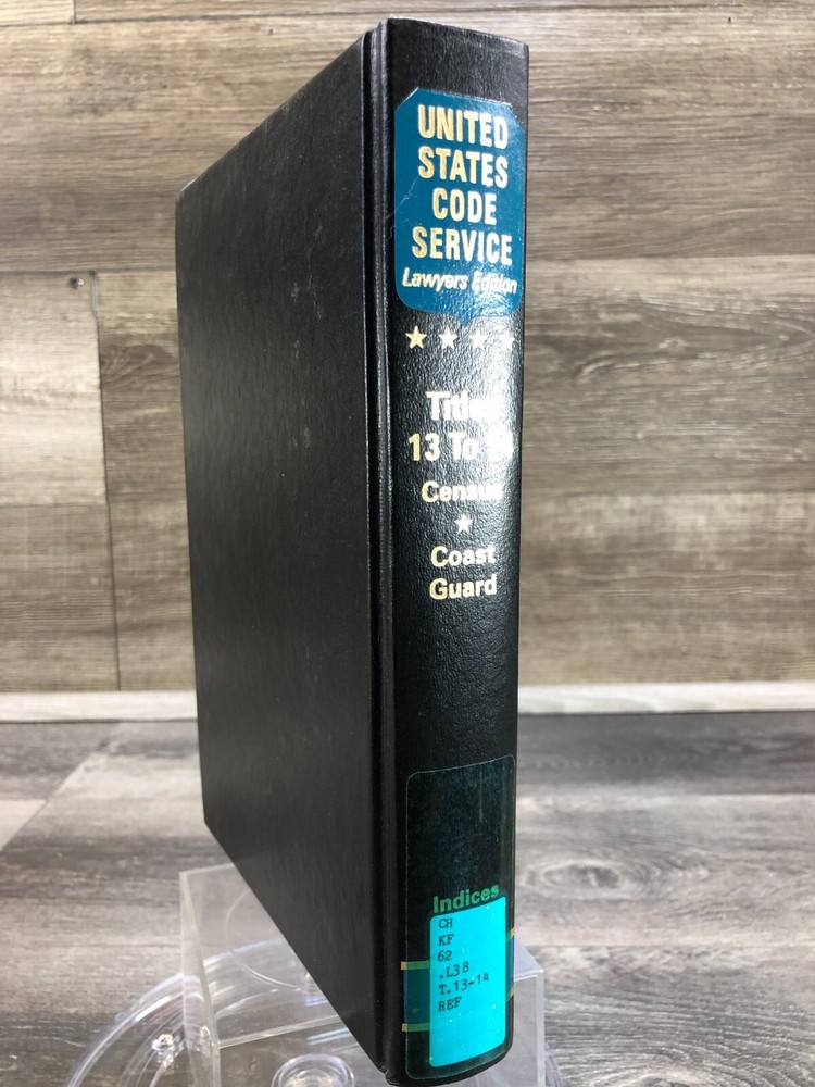 USCS United States Code Service Lawyers Edition Title 13 To 14 USCS Hardcover