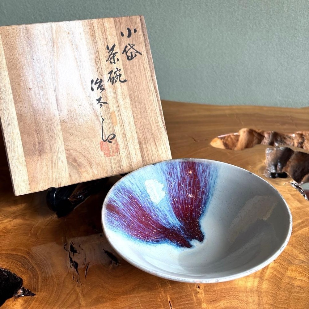 Tea Utensils Shojiroki flat bowl Matcha Same box