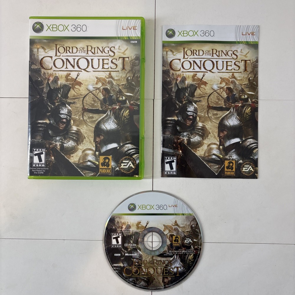 The Lord of the Rings: Conquest (Microsoft Xbox 360, 2009)
