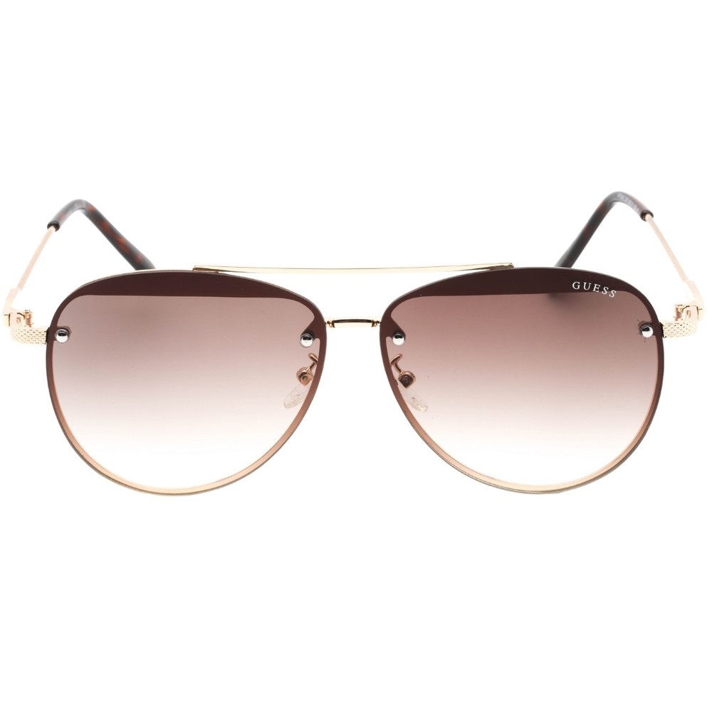 Guess GF0386 Gold Aviator Sunglasses 32F