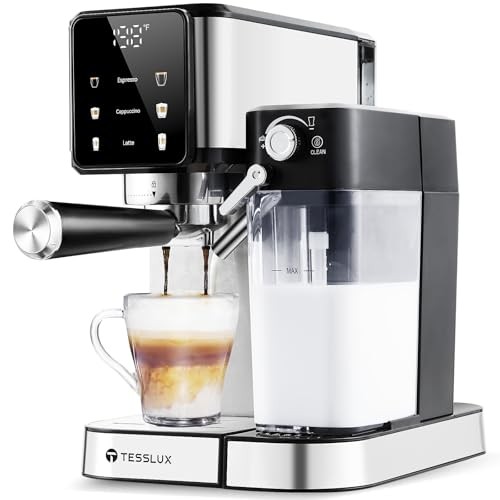 20 Bar Dual Boiler Espresso Cappuccino Machine with Milk Frother