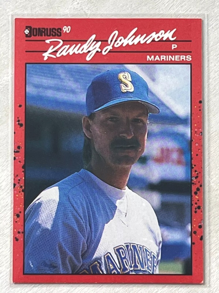 Vintage 1990 Donruss Randy Johnson #379 Rare Error Card  
