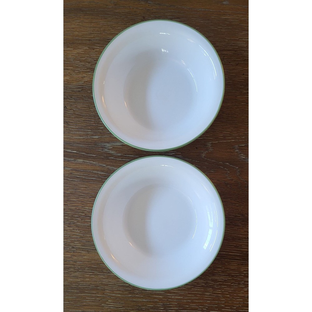 Corelle Shadow Iris Green 7.25-inch Cereal Soup Bowls Set of 2