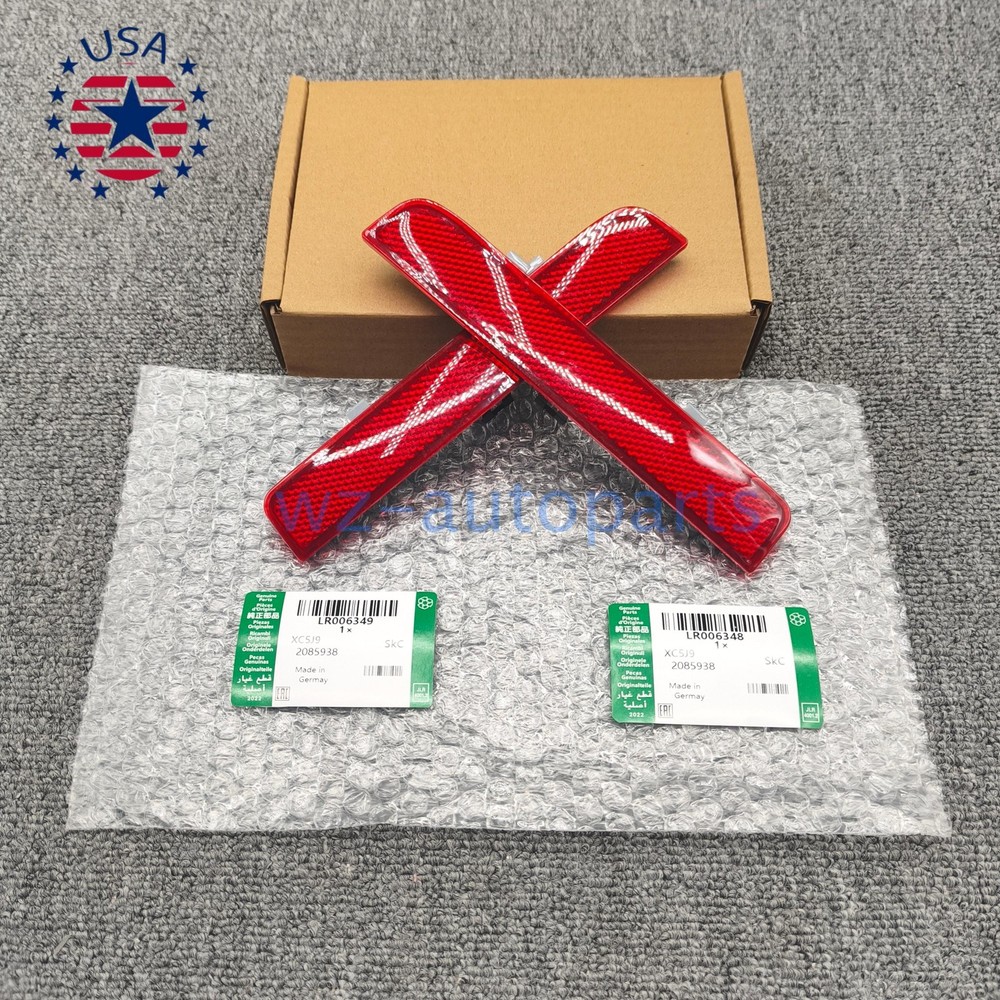 NEW LH+RH Rear Bumper Reflector For Land Rover LR2 Range Rover LR006349 LR006348