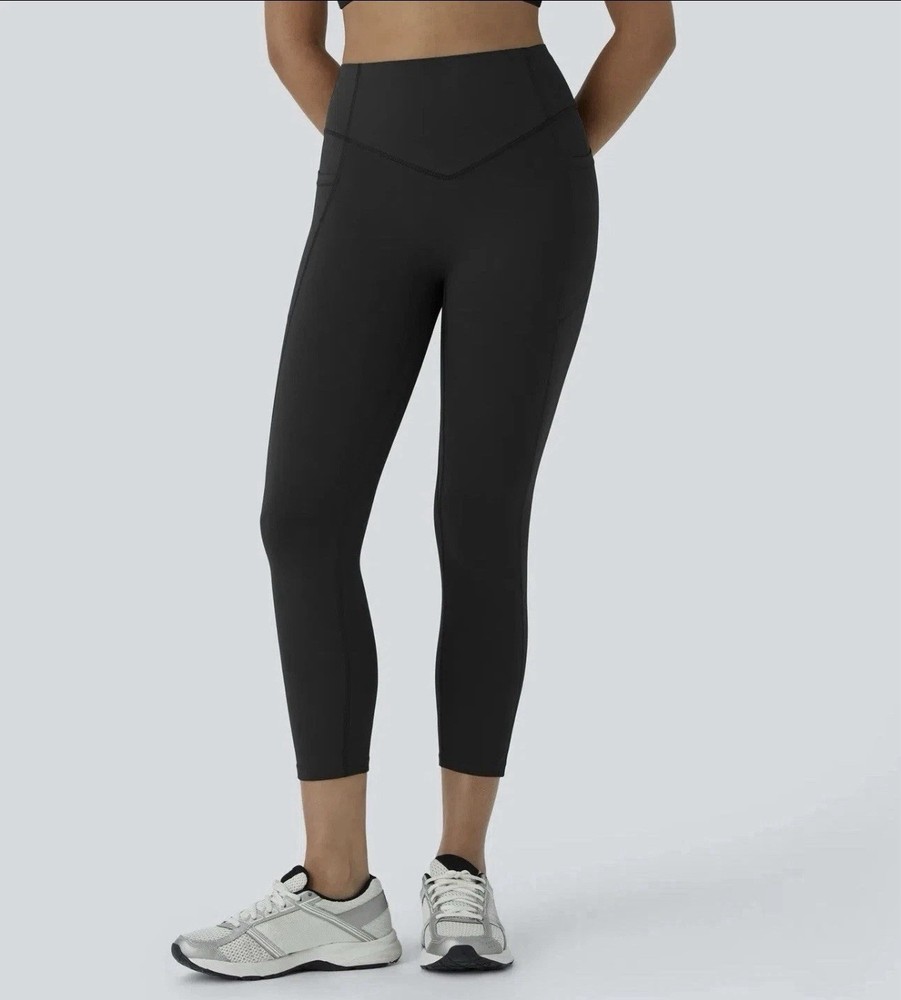 Halara UltraSculpt SoCinched Butt Lifting Tummy Control 7/8 Leggings Size S