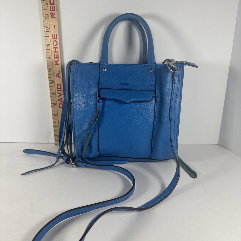 Rebecca Minkoff Mini Tote in Vibrant Blue - Stylish Crossbody & Compact Bag