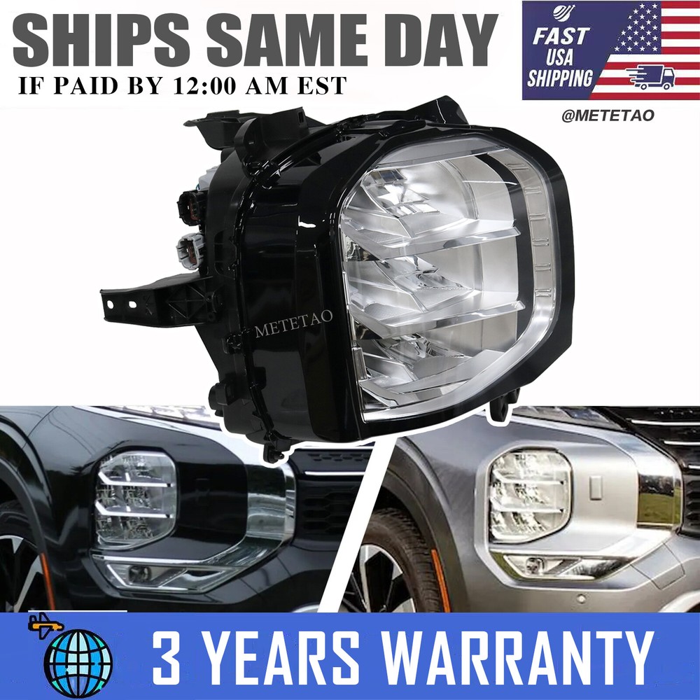 For 2022-2024 Mitsubishi Outlander LED Headlight Headlamp Right Passenger Side