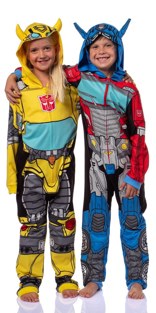 Transformers Boys' Retro Union Suit One Piece Pajama