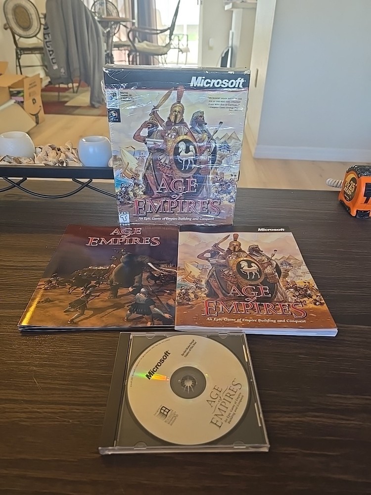 AGE OF EMPIRES BIG BOX W/Manual - Tech Chart PC\CD Windows 95\98