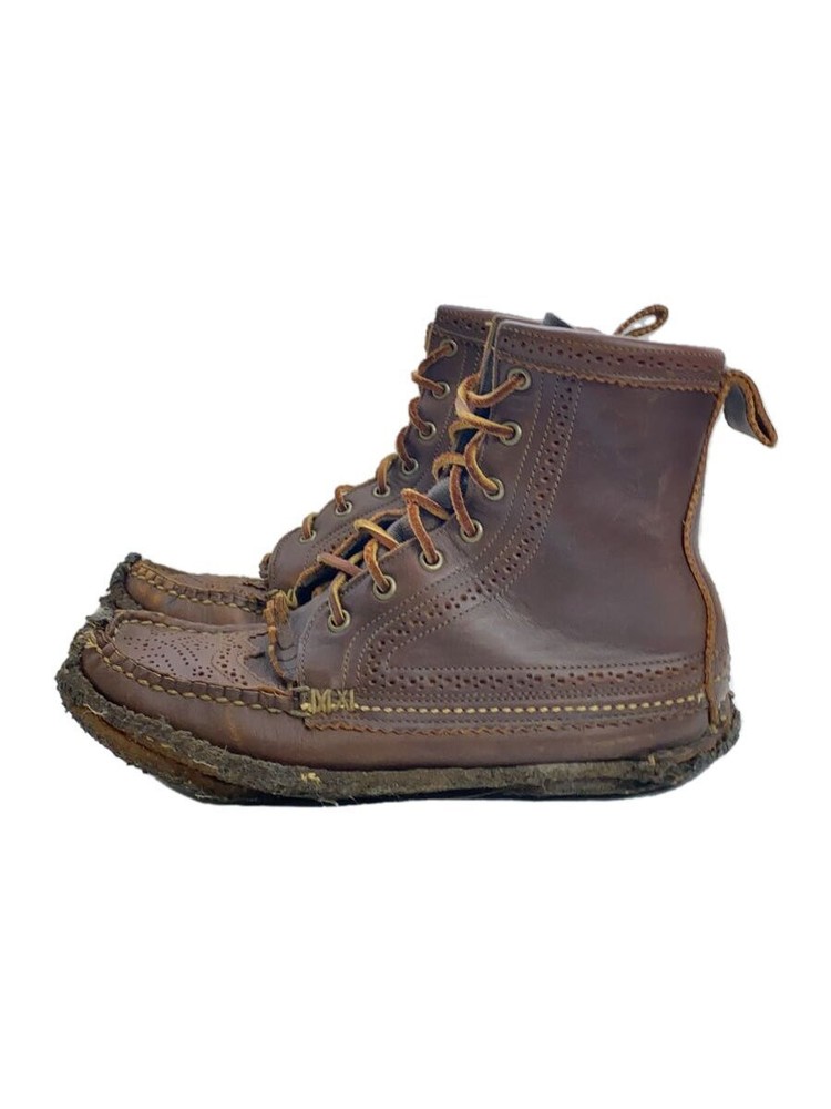 Yuketen Lace-Up Boots/-/Brw/Leather/Consideration/Damage 535