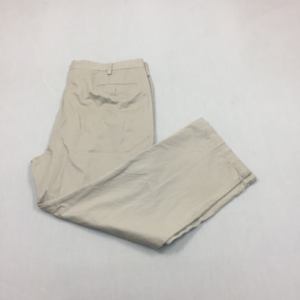 Dockers D4 Chino Trousers Cotton Pants Relaxed Fit Mens Size 42W 30L Beige