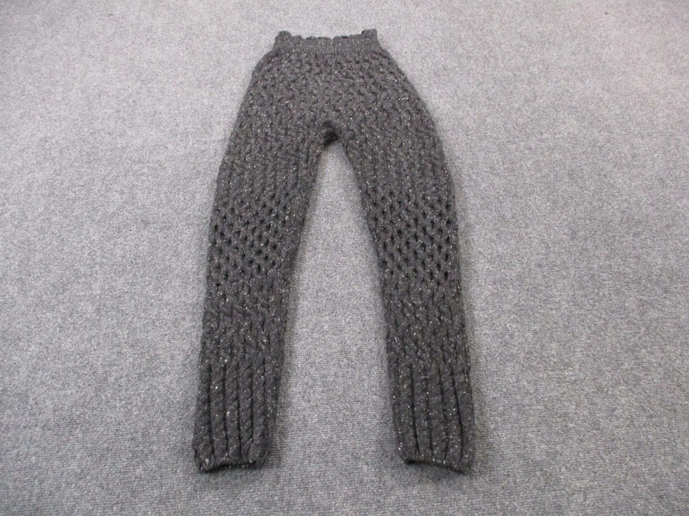 Aran Sweater Market Knit Leggings Womens L Wool Cashmere Fisherman Stretch Pants