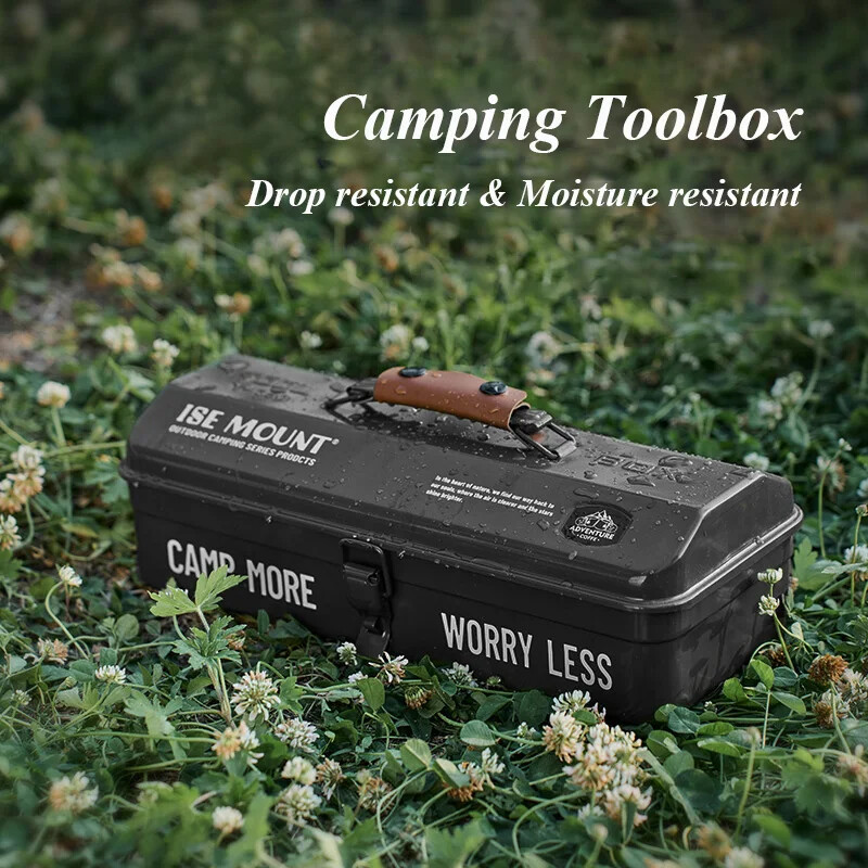 Outdoor Camping Toolbox Stickers Miscellaneous Waterproof Storage Box Portable