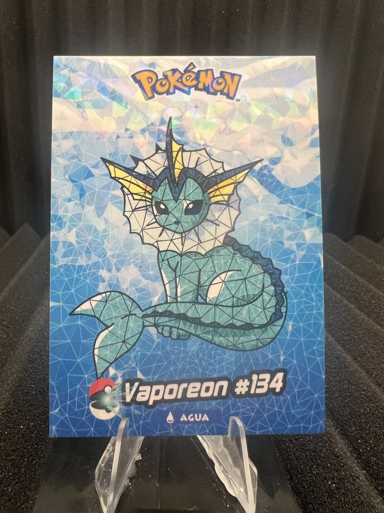 Vaporeon #134 - Cracked Ice Holo - Crystal Collection 2024 - Pokemon Card