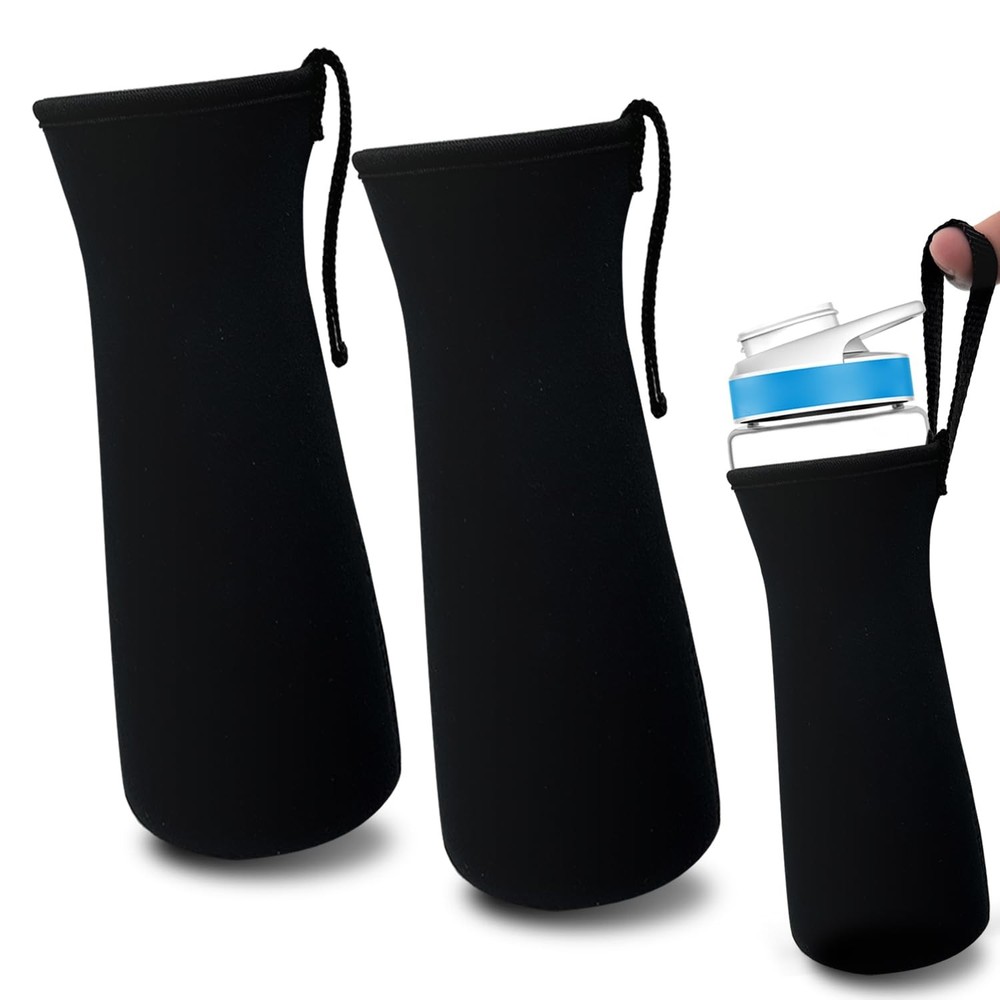 2 Pcs Sleeve for Cirkul Water Bottle - Neoprene Hand Strap Design Compatible