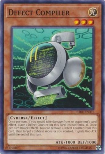 Defect Compiler CIBR-EN001 Common Unlimited Edition Near Mint Yugioh Card