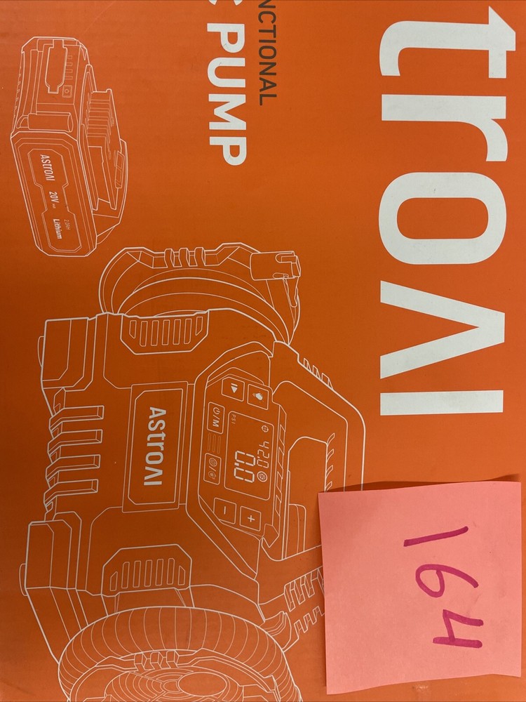 AstroAI Cordless Tire Inflator Portable Air Compressor  160PSI. New Open Box