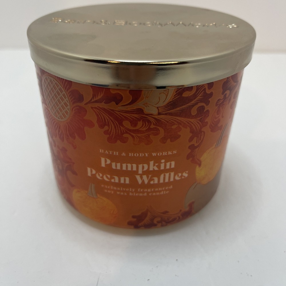 Bath & Body Works Pumpkin Pecan Waffles 3-Wick Candle 14.5 oz