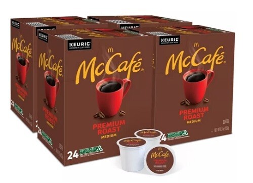 McCafé Premium Roast Coffee, Medium roast, 96ct. Free Shipping