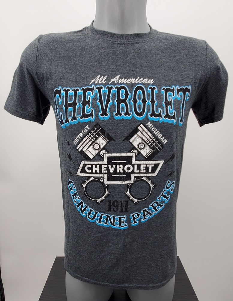 Chevrolet General Motors All American Genuine Parts Shirt Men's Size Small Great