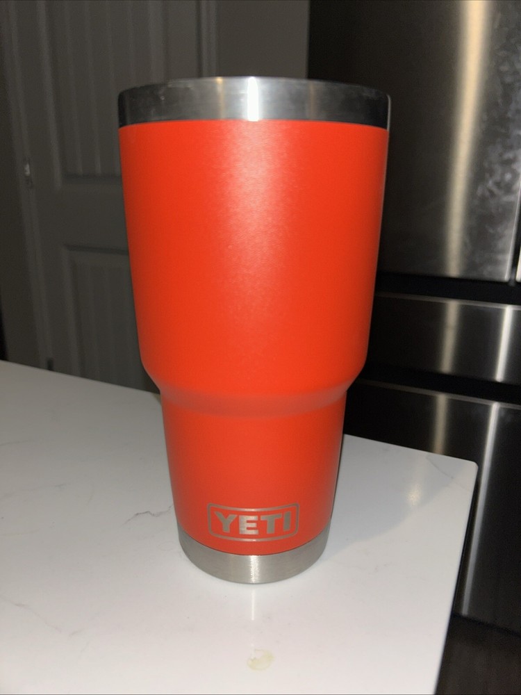 Yeti 30oz Rambler Rescue Red- No Lid