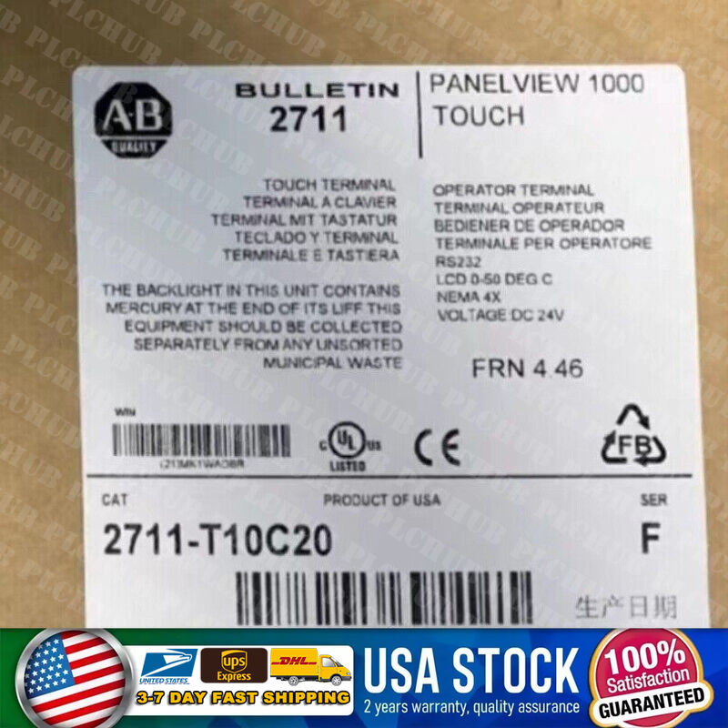 AB 2711-T10C20 New Factory Sealed 2711-T10C20 Spot Goods UPS Expedited Shipping