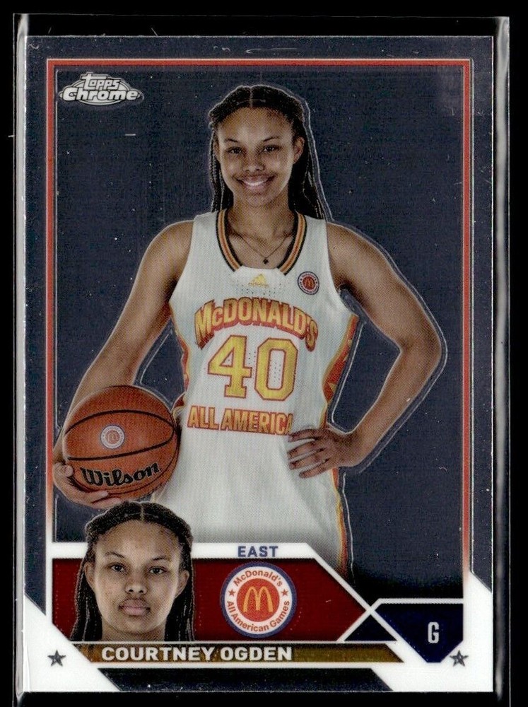 2023-24 TOPPS CHROME COURTNEY OGDEN MCDONALD'S ALL AMERICAN #80