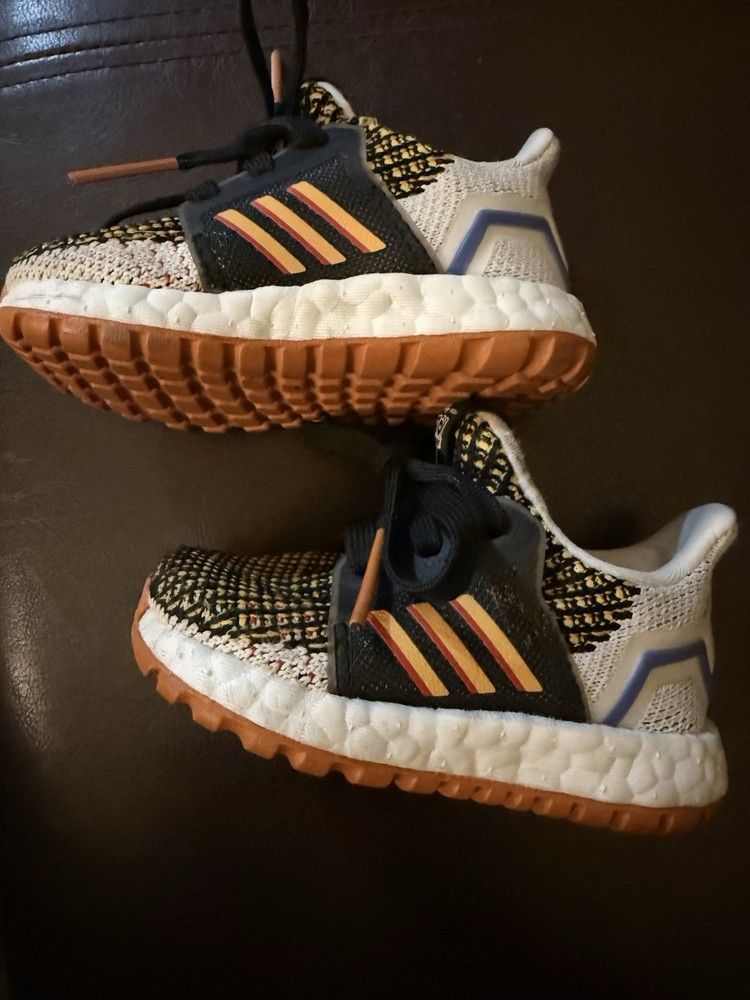 Adidas Toy Story Sneakers Ultra Boost Woody Mesh Black Gold White Size 4K