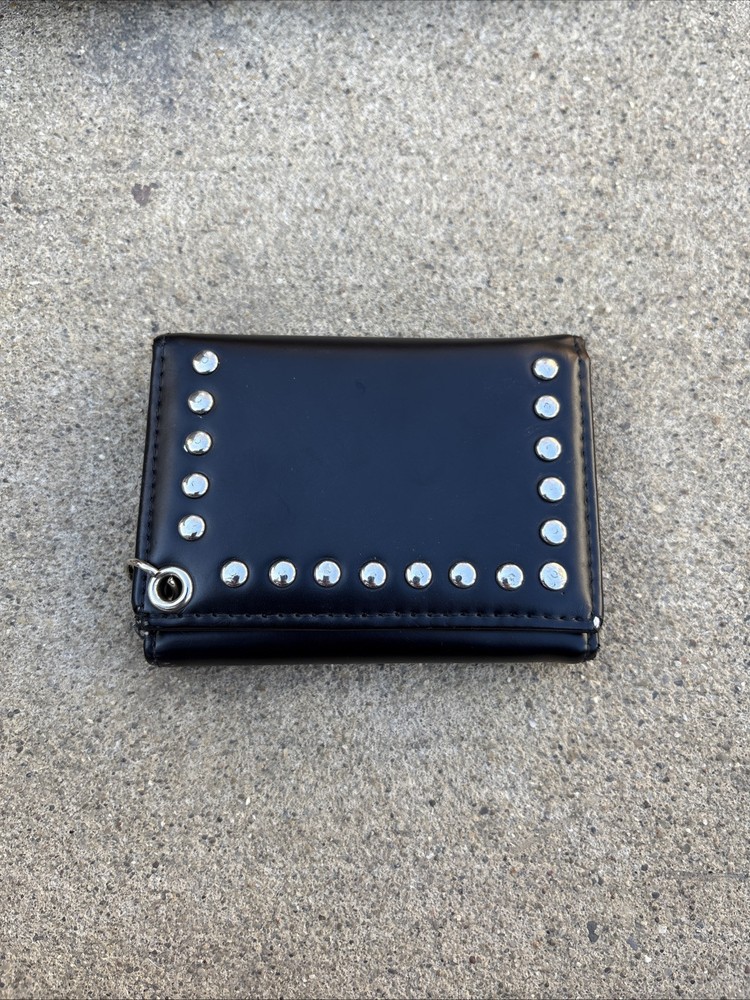 Urban Outfitters Edgy Studded Leather Wallet