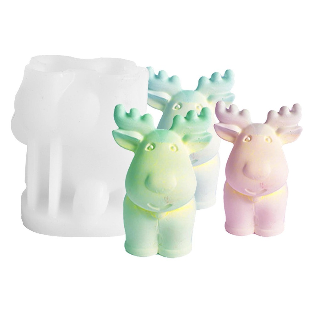 Reindeer Silicone Mold Animal Molds For Clay Tear-resistant Silicone greater