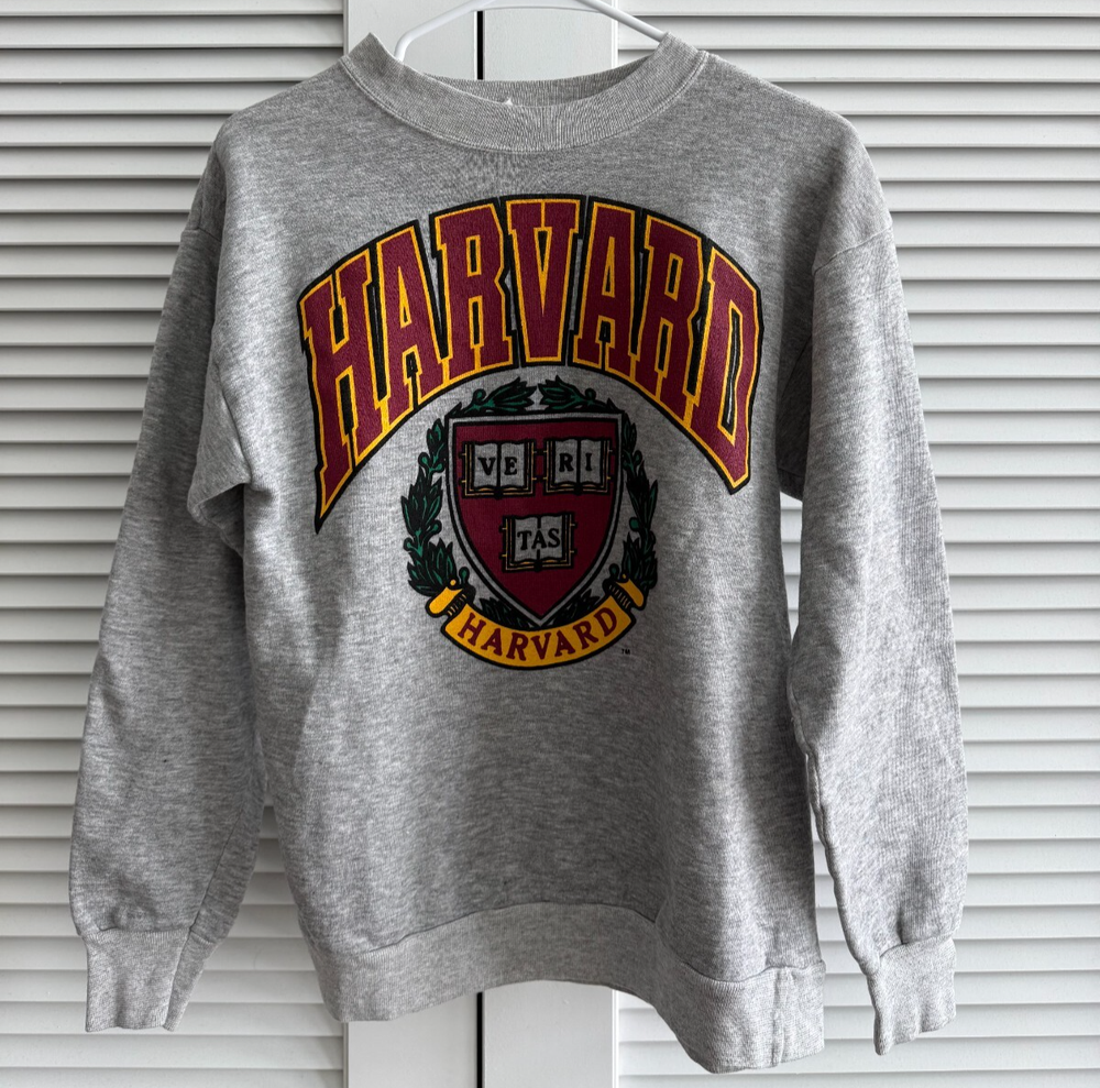 Vintage Harvard Sweatshirt 90s University Crewneck Medium