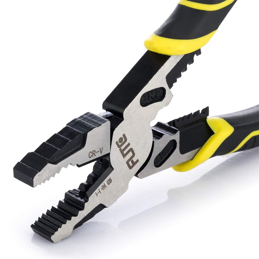 4-in-1 Pro Lineman Plier Tools -9” Combination Pliers with Wire Stripper+Crim...