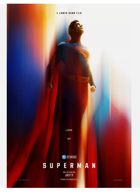 Superman 2025 Movie Wall Art Poster Featuring David Corenswet