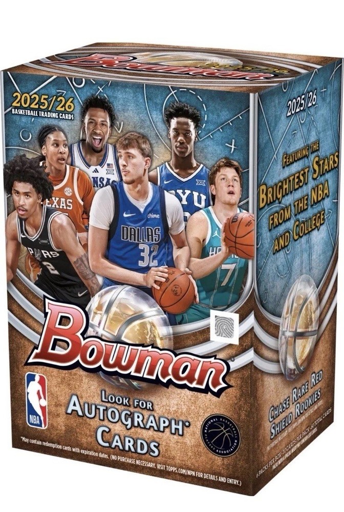 2025-26 Bowman Basketball Value Box Brand New - 4/23 PRESALE (Sealed Case of 40)