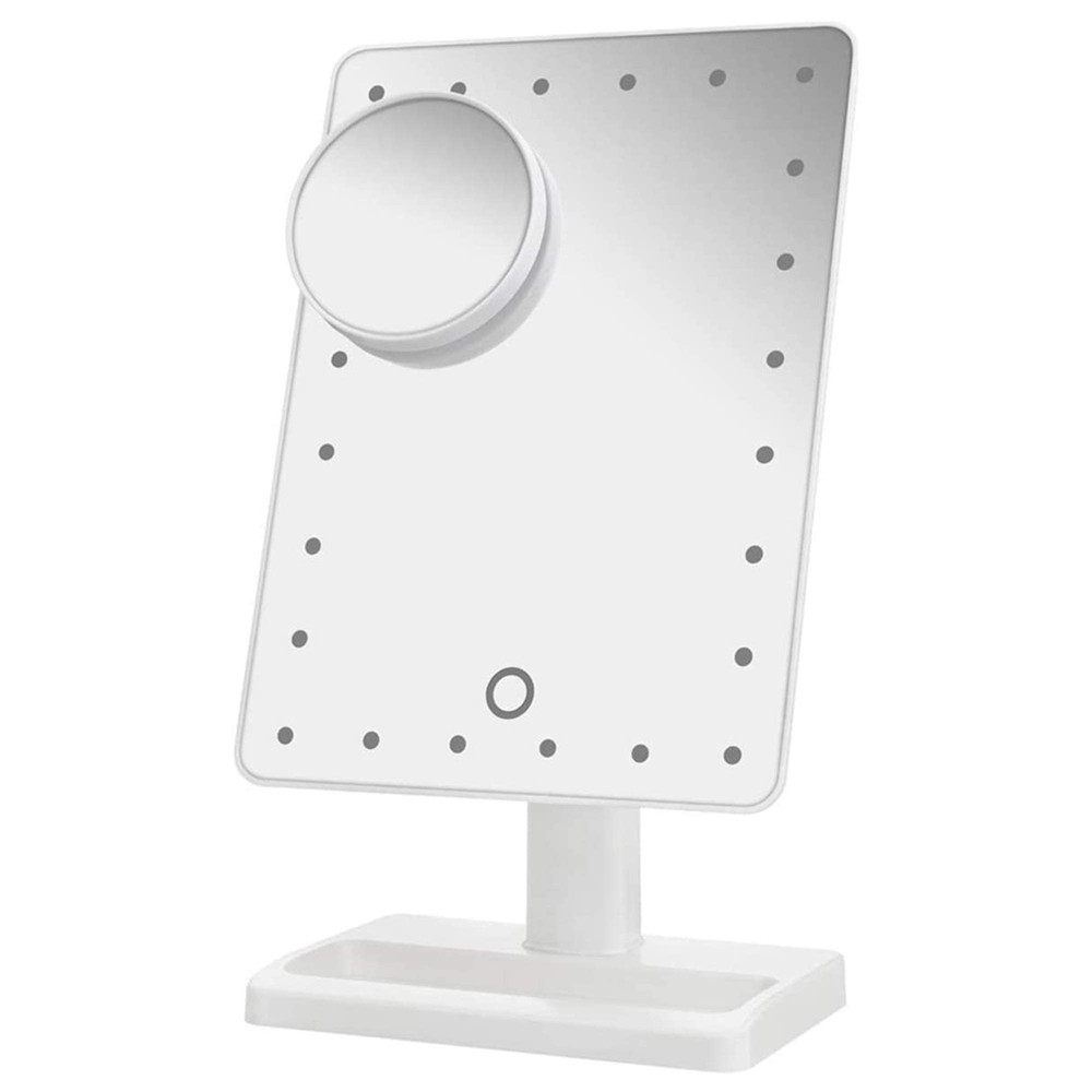 Large LED Lighted Makeup Vanity Mirror with 24 Lights - Illumina Dressing Table