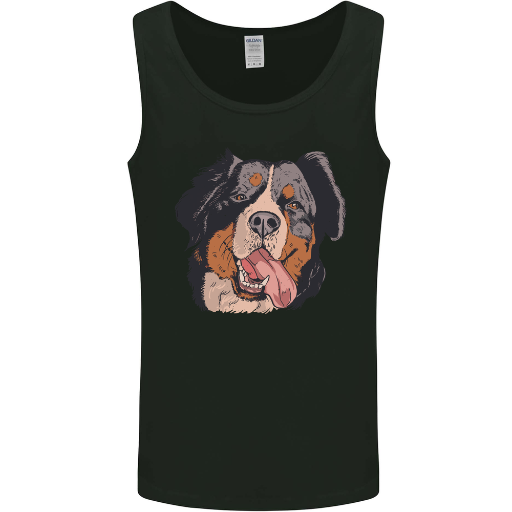 Bernese Mountain Dog Mens Vest Tank Top